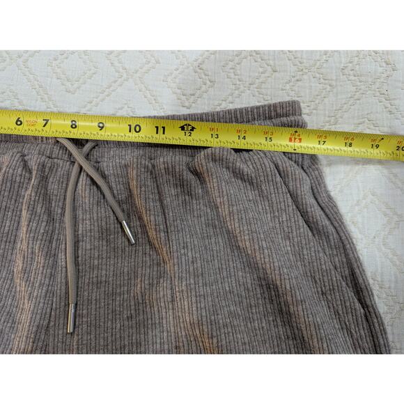 Halara Ribbed Mid Rise Wide Leg Women's Wide Leg Cargo Pants with Pockets - Picture 8 of 15